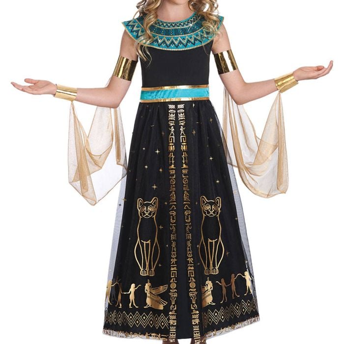 Divine Dazzling Cleopatra Teen Girls Ancient Egyptian Costume - 12-14