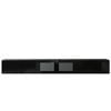 3.6m Glacia Black Floating TV Cabinet