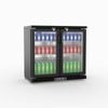 Thermaster Two Door Drink Cooler  - Commercial Bar Fridges (sc248g)