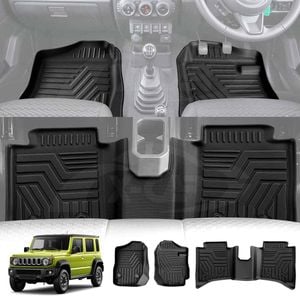 3D Floor Mats for Suzuki Jimny XL 5-Door Manual Transmission 2023-Onwards Heavy Duty Mats Carpet