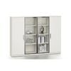 Modern Furniture ASPEN Display Wall Unit 200cm - White