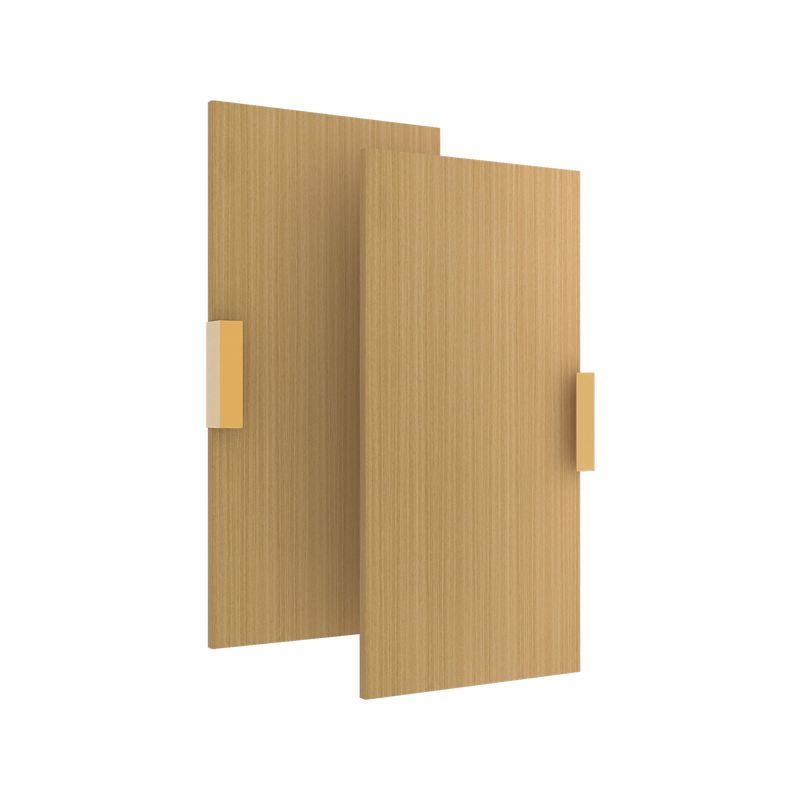 Lugna 768 x 750 x 16mm Sand Double Doors