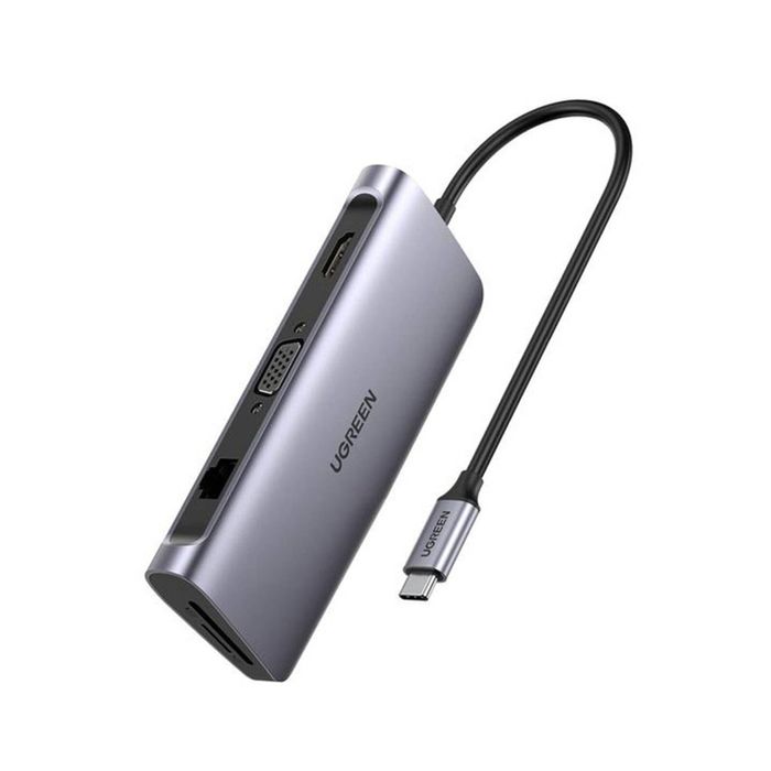 UGREEN USB C 100W PD Hub 9 in 1 4K HDMI Ethernet Charging Adapter Dock Station