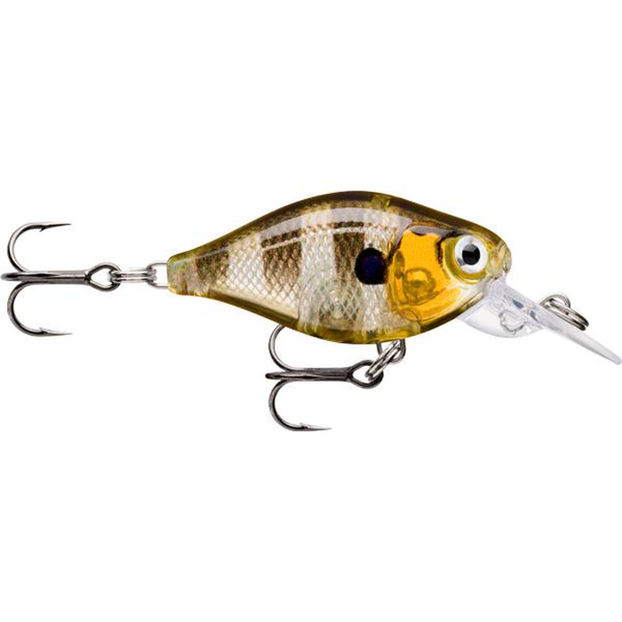 Rapala XLight Finesse Crank Mid Runner Hard Body Fishing Lure Glassy Gill UV