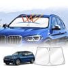 Windshield Sun Shade for BMW X3 G01 2017-2024 Blocks UV Rays Visor Protector Foldable Sunshade