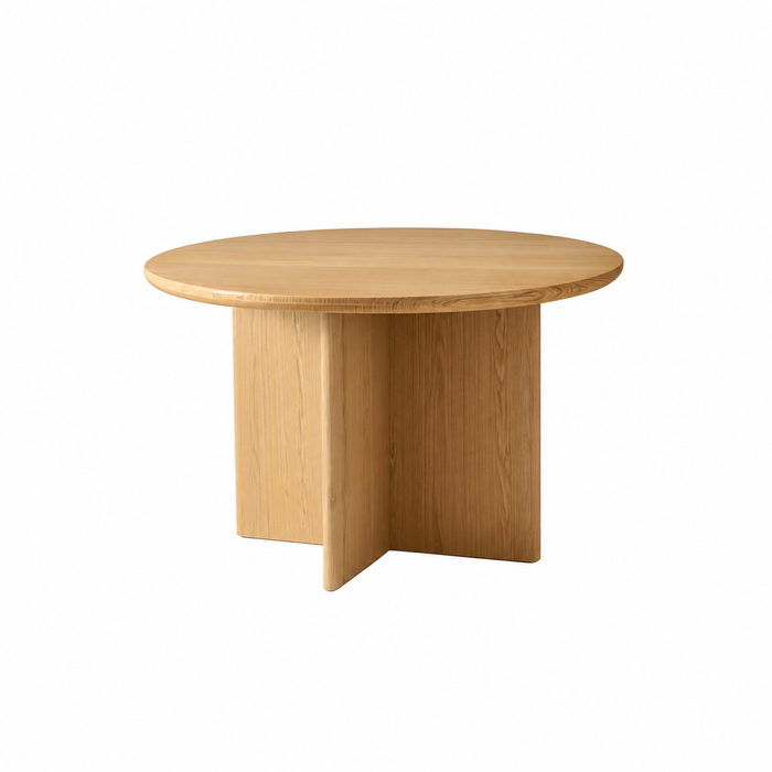 Seek and Ramble Kiama 1.2m Round Dining Table Natural Ash