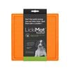 Lickimat Soother Original Slow Food Licking Mat for Cats & Dogs - Orange