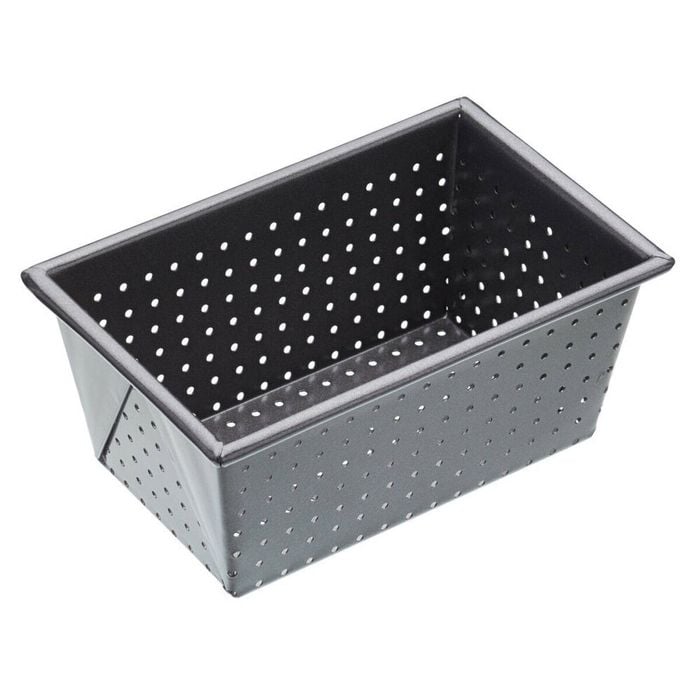 Mastercraft 16x10cm Crusty Bake Non-Stick Box Sided Loaf/Bread Pan - Black