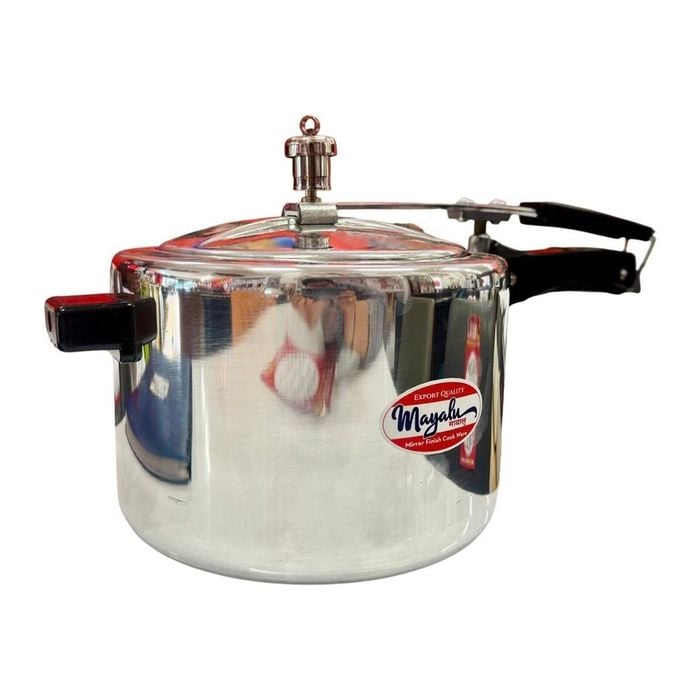 Mayalu 5-Litre New Contura Pressure Cooker, Silver