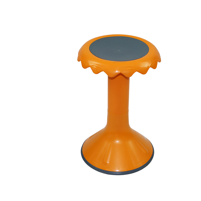Sylex Ergonomics  Bloom Stool 520mm with Convex Base High Orange