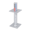 Pryda 130mm M10 Centre Pin Post Anchor