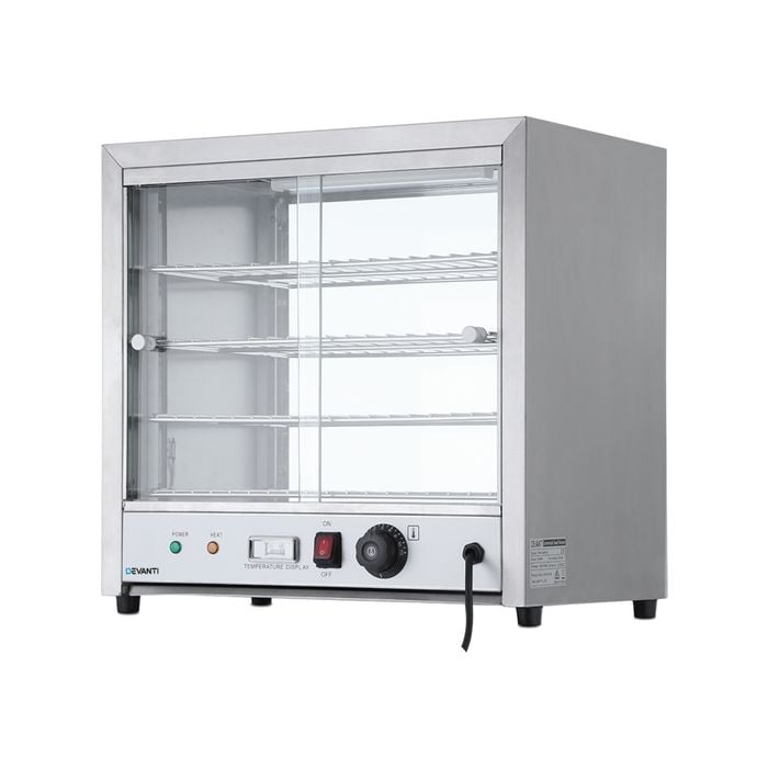 Devanti Food Warmer Stainless Steel