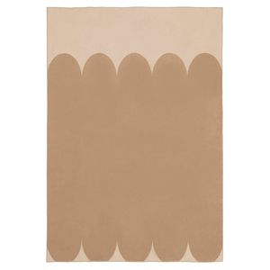 Loopsie-290cm X 190cm-ene Printed Beige Washable Rug