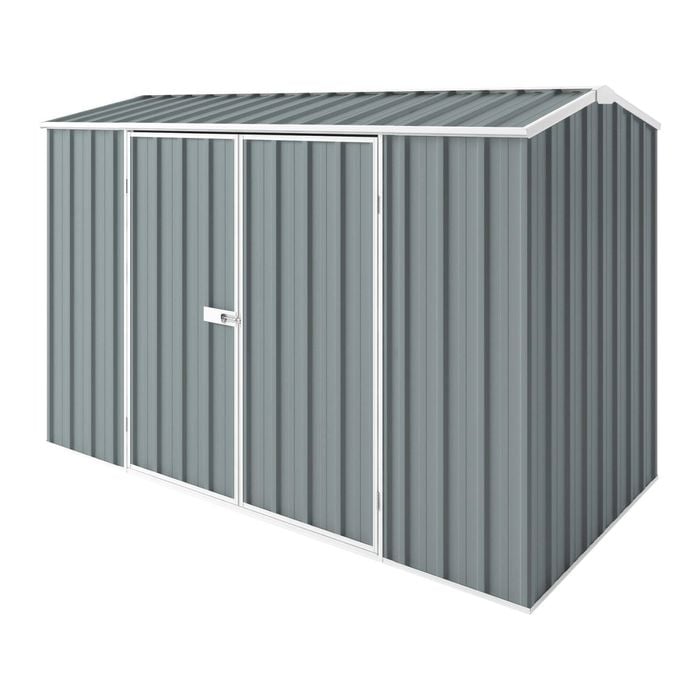 EnduraShed 3 x 1.5 x 2.27m Armour Grey Tall Gable Roof Garden Shed