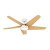 Geo 52" Ceiling Fan With Remote Control - Interchangable Three Or Five Blades