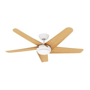 Geo 52" Ceiling Fan With Remote Control - Interchangable Three Or Five Blades