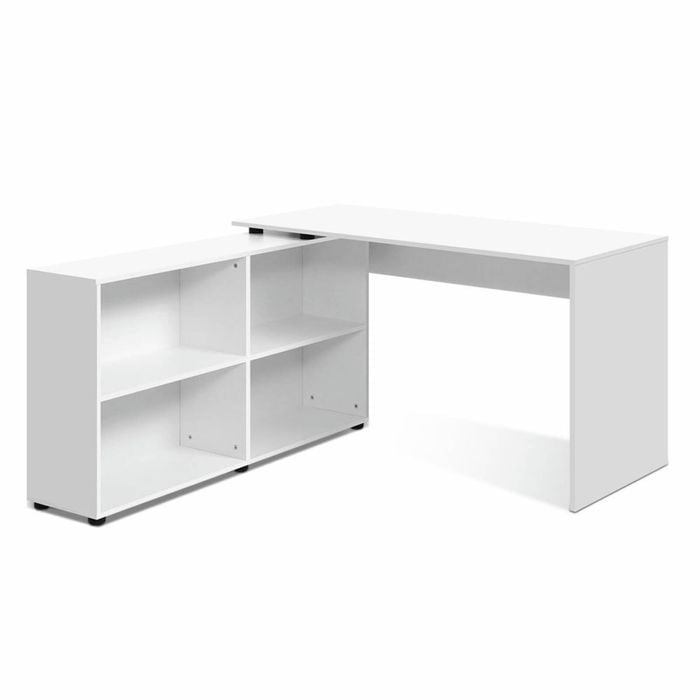 Artiss L-shape Computer Desk White