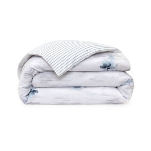 Lacoste L Shadow King Size Bed Quilt Cover 100% Cotton Sateen 245x210cm White