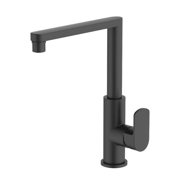 Greens Matte Black Avalon Sink Mixer - Matte Black