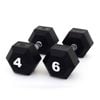 Smai The Yard - Rubber Hex Dumbbell 4kg (pair) -