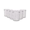 Argon Tableware 150ml Glass Jam Jars With No Lids - Set Of 6 Empty Screw Top Kitchen Storage Preserving Jar