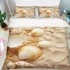 3D Beach Shells 232 Bed Pillowcases Quilt King Size