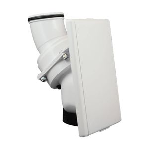 Laundry Jet Australia Hide-A-Hose Vacuum Valve Kit HS5000 Series White