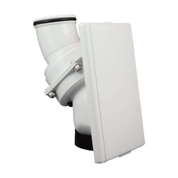 Laundry Jet Australia Hide-A-Hose Vacuum Valve Kit HS5000 Series White