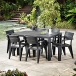 Outdoor 7 Piece Julie Table With Chairs