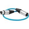 Kondor Blue 18 Male Xlr To Female Xlr Audio Cable For On-camera Mics