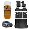 Floor Mats Boot Liner Set for BMW X3 2011-2017 F25 Series All Weather Heavy Duty Cargo Kick Mats Back Seat Protector Cover