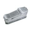 Cal Custom Polished Finned Aluminium Oil Pan Left-hand Dipstick, Small Block Chev 1965-1979