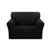 SOGA Black Colored 1- Seater Sofa Cover