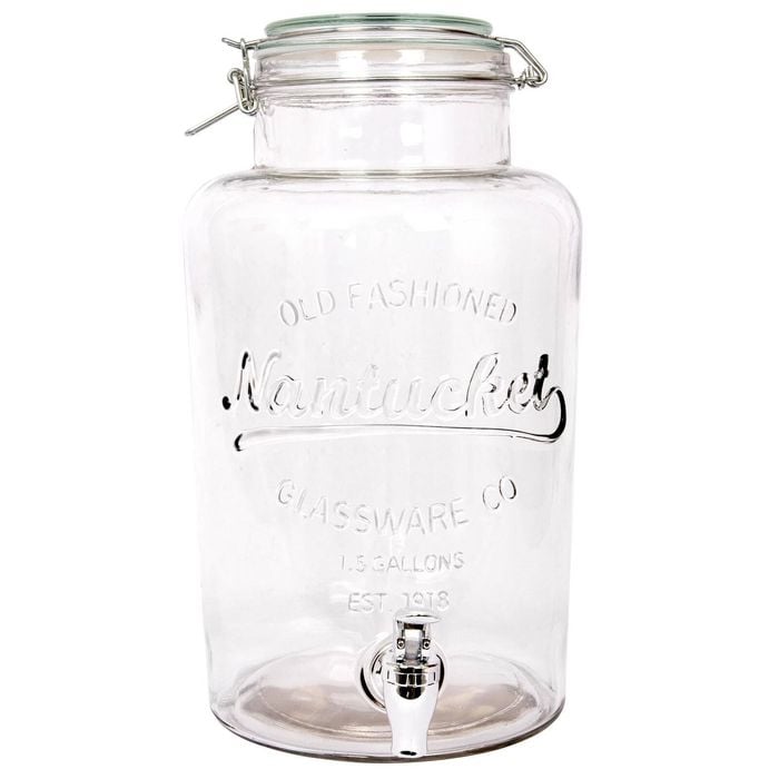 Rink Drink Glass Drinks Dispenser with Tap - 6.5L