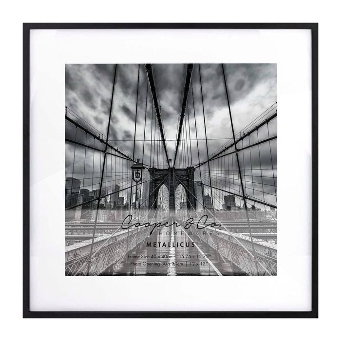 Cooper & Co. Platinum Metal Frame 40X40cm/30X30cm