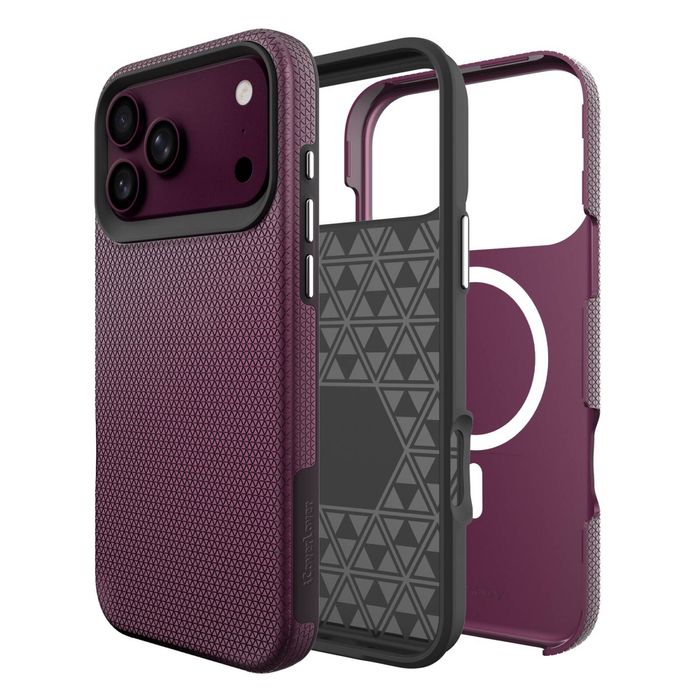 iCoverLover For iPhone 18 Pro Case Compatible with MagSafe Shockproof Cover Burgundy