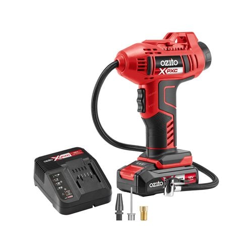 Ozito PXC 18V Cordless High Pressure Air Inflator Kit Bunnings Australia