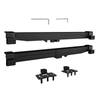Rolltrak Matte Black Barn Door Clip on Soft Closer