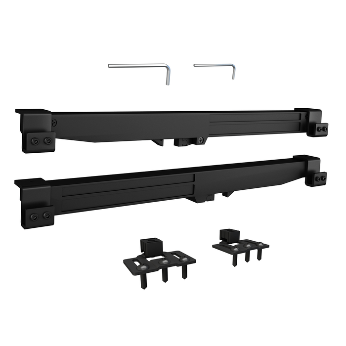 Rolltrak Matte Black Barn Door Clip on Soft Closer