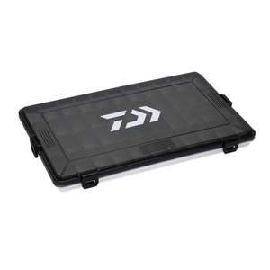 Daiwa 2022 DBox Smoke Colour Fishing Tackle Storage Box Large Shallow