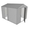 Build-a-Shed 2.3 x 3.0 x 2.3m Front Gable Dual Door Deep Shed - Zinc