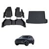 AUSGO Floor Mats & Boot Liner Set for Hyundai Tucson Hybrid 2021-Onwards Car Floor Liners Cargo Mat