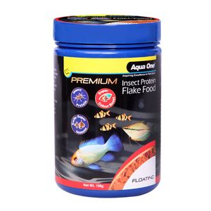 Aqua One Premium Insect Protein Colour Boost Flakes 150g (26240)