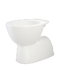 Caroma Trident Care Connector Pan S Trap WELS 4 Star 4.5L/Full