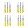 12pc Target Pro Vision Polycarbonate Shaft Dart Accessory Intermediate Yellow