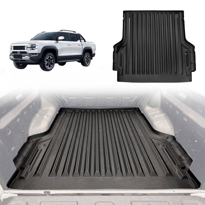 AUSGO 3D TPE Ute Mat for BYD Shark 6 2025-Onwards Fitted with Factory Plastic Tub Liner Tray Mat