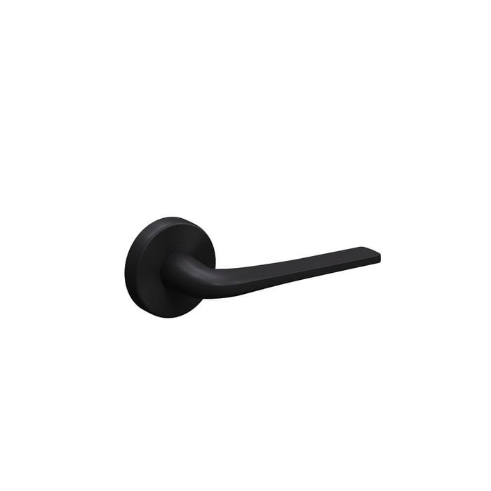 Schlage Matt Black Medio Series Sierra Privacy Set