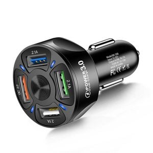 Digitel 12v Car Lighter Socket Dual Qc3.0 Usb Ports Fast Charger Power Adapter