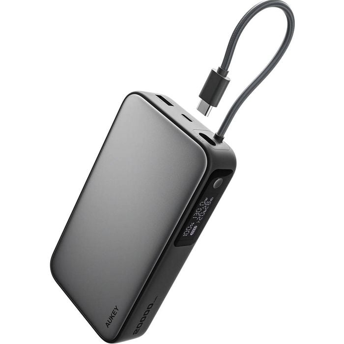 AUKEY PB-Y48 Spark Sling 20000 Power Bank with Built-in USB-C Cable