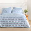 Dreamaker Noa Quilt Cover Set Sky/Cherry Queen Bed